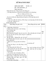 Giáo án Tập viết Lớp 3 - Tuần 15 - Bài: Ôn chữu hoa L