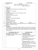 Giáo án môn Ngữ văn 6 - Tiết 120: Chữa lỗi về chủ ngữ, vị ngữ