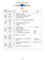 Giáo án bài học Tuần 11 Lớp 4