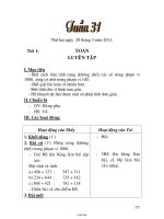 Giáo án Tin học 7 tuần 15: Bài thực hành 5: chỉnh sửa trang tính của em