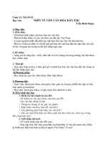 Tuần 30. Nhìn về vốn văn hoá dân tộc