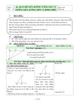 Giáo án Hình học 7 - Học kỳ 2 - Tiết 49: Quan hệ giữa đường vuông góc và đường xiên. Đường xiên và hình chiếu
