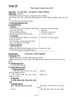 Giáo án Tuần 30 Lớp 2