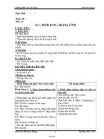 Giáo án Tin học 7 Bài 6: Định dạng trang tính