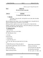 Giáo án Lớp 2 tuần 1 - Trường TH Kim Đồng