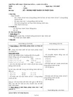 Giáo án môn Toán lớp 2 - Trường tiểu học Vĩnh Nguyên 2 - Tuần 27