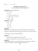 Giáo án Đề thi học kì 2 môn toán 6 thời gian 90 phút ( không kể thời gian phát đề)