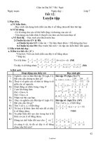 Giáo án Đại số 7 tiết 12: Luyện tập