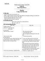 Giáo án các môn học lớp 5 - Tuần lễ 31