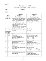 Giáo án Ghép lớp 2 + 3 Tuần 4