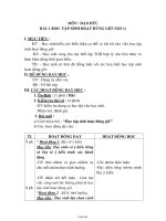 Giáo án lớp 2 - Môn Đạo đức - Bài 1 đến bài 4