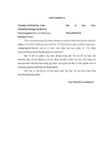 (Luận văn thạc sĩ file word) Nghiên cứu xử lý nước thải chứa kim loại nặng (Cr, Ni) bằng mùn cưa kết hợp với hệ thống đất ngập nước nhân tạo