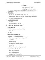 Giáo án Lớp 1 - Tuần 18,19 - Năm học 2009-2010 - Nguyễn Thị Thanh Mai