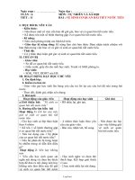 Giáo án Tự nhiên và xã hội 3 tuần 06