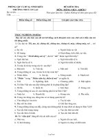 Giáo án Tin học 7 - Bài 5: Thao tác với bảng tính (Tiết 2) - Năm học 2010-2011