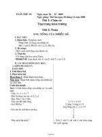 Thiết bài học khối lớp 2 - Tuần thứ 19