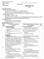 Giáo án Tập đọc tuần 7 - Trần Thị Thu Hà