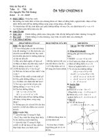 Giáo án Đại số 9 - GV: Nguyễn Tấn Thế Hoàng - Tiết 29: Ôn tập chương II