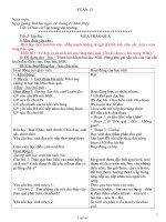 Giáo án Lớp 3 Tuần học 12 - Năm 2012