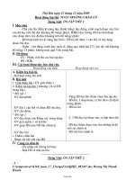 Giáo án Lớp 3 Buổi sáng - Tuần 17