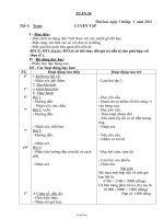 Giáo án Sinh học lớp 7 tiết 36: Đa dạng và đặc điểm chung của các lớp cá