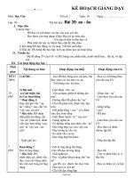 Giáo án Học vần lớp 1 - Tuần 10 - Bài 39 đến bài 41