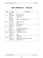 Giáo án Tổng hợp Lớp 3 - Tuần 24 - Năm học 2009-2010 - Bùi Thị Bích Ngọc