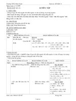 Giáo án Số học khối 6 - Tiết: 51: Luyện tập - Trường THCS Hoài Xuân