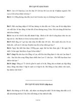 Ôn tập hè Toán lớp 3 (ở lớp) - Ôn tập về giải toán