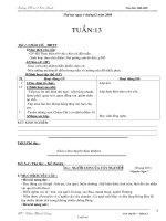 Giáo án Lớp 3 - Tuần 13 - Trường Tiểu học số 2 Cát Minh