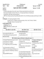 Giáo án Vật lí Lớp 8 - Tiết 12, Bài 10: Lực đẩy Acsimet - Năm học 2009-2010 - Phan Ngọc Lan