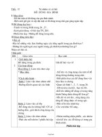 Giáo án Thủ công 1 - Tuần 1 đến tuần 35