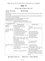 Giáo án lớp 3 - Tuần 19 - Trường Tiểu học số 1 Quảng Hà