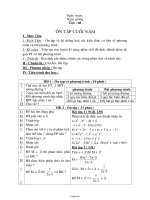 Giáo án Số học lớp 6 - Tiết 68: Ôn tập cuối năm