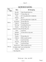 Giáo án Tổng hợp Lớp 2 - Tuần 27 - Năm học 2005-2006