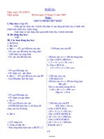 Giáo án tổng hợp Tuần 18 Lớp 3 năm học 2000