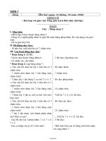 Giáo án 2 buổi Lớp 3 - Tuần 7 - Năm học 2006-2007