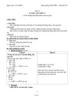 Giáo án Hình học 7 tiết 33 đến 70