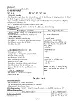 Giáo án hoàn chỉnh Tuần 18 Lớp 3