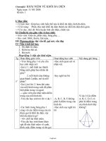 Giáo án môn Toán 12 - Bài: Khái niệm về khối đa diện