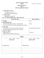 Giáo án Tập viết - Tiết: 4 - Bài: Luyện tập tập viết