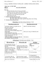 Giáo án môn học Hình học 7 - Tiết 1 đến tiết 32