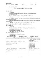 Giáo án Ngữ văn 8 - Kì II - Tiết 126: Văn bản: Ôn tập phần tiếng việt