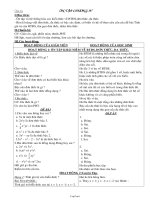 Bài giảng môn học Đại số lớp 7 - Tiết 63: Ôn tập chương IV