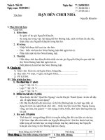 Bài giảng môn học Ngữ văn lớp 7 - Tuần 8 - Tiết 30: Văn bản: Bạn đến chơi nhà