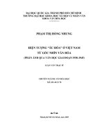 Hiện tượng  âu hóa  ở việt nam từ góc nhìn văn hóa    (phản ánh qua văn học giai đoạn 1930   1945)   