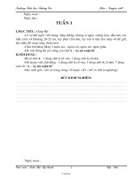 Giáo án môn Tập viết - Tuần 1 đến tuần 13