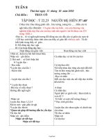 Giáo án lớp 3 Tuần số 26 - Trường tiểu học Bình Thắng B