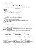 Giáo án môn Sinh vật 7 bài 29: Đặc điểm chung và vai trò của ngành chân khớp