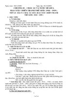 Giáo án Lịch sử 8 tuần 13